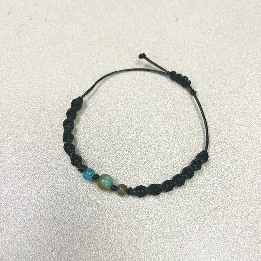 3 Stone Twisted Bracelet