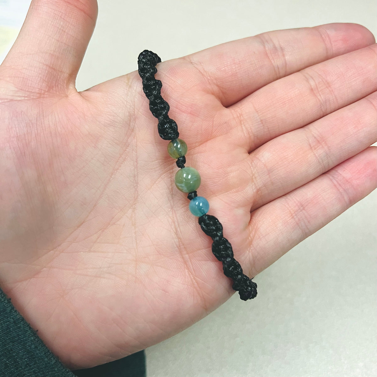 3 Stone Twisted Bracelet