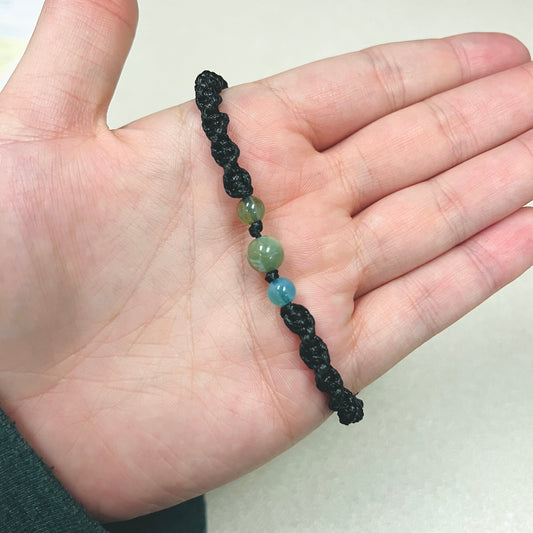 3 Stone Twisted Bracelet