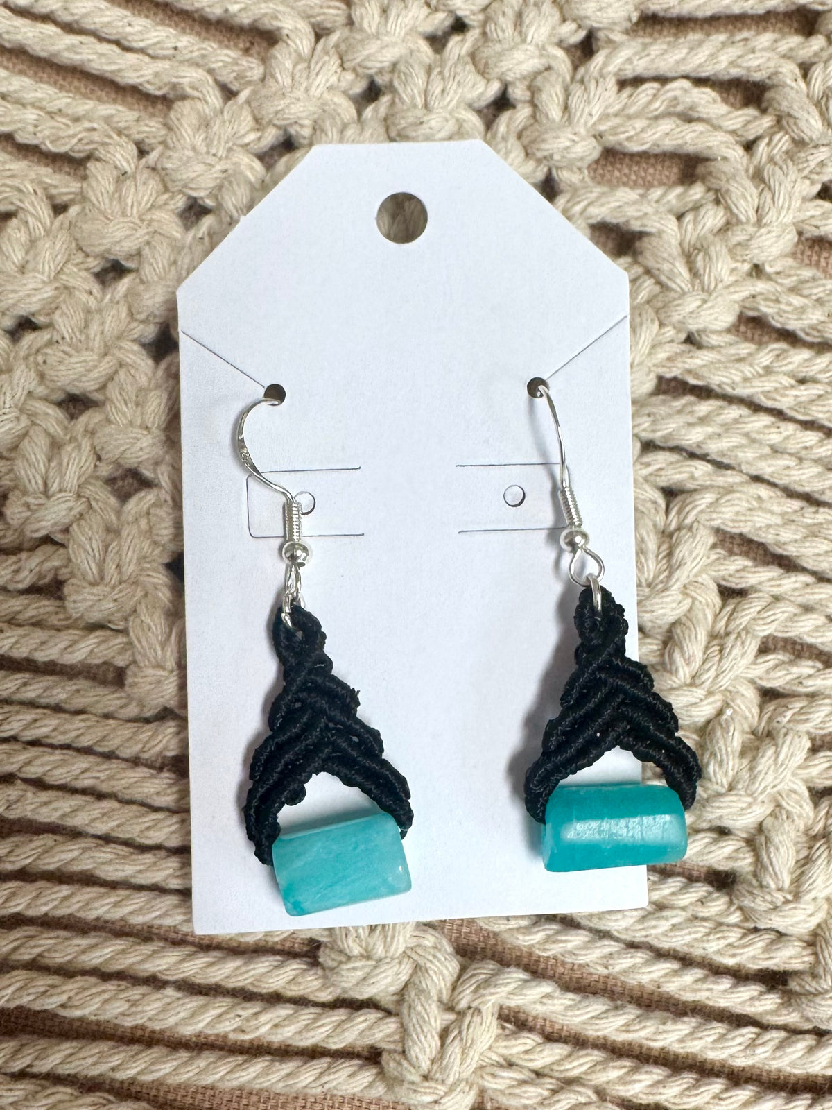 Stone Drop Earrings
