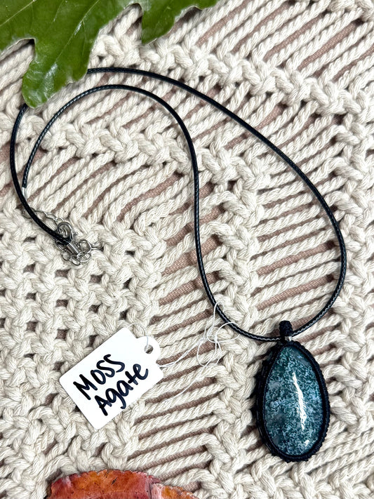 Moss Agate Pendant