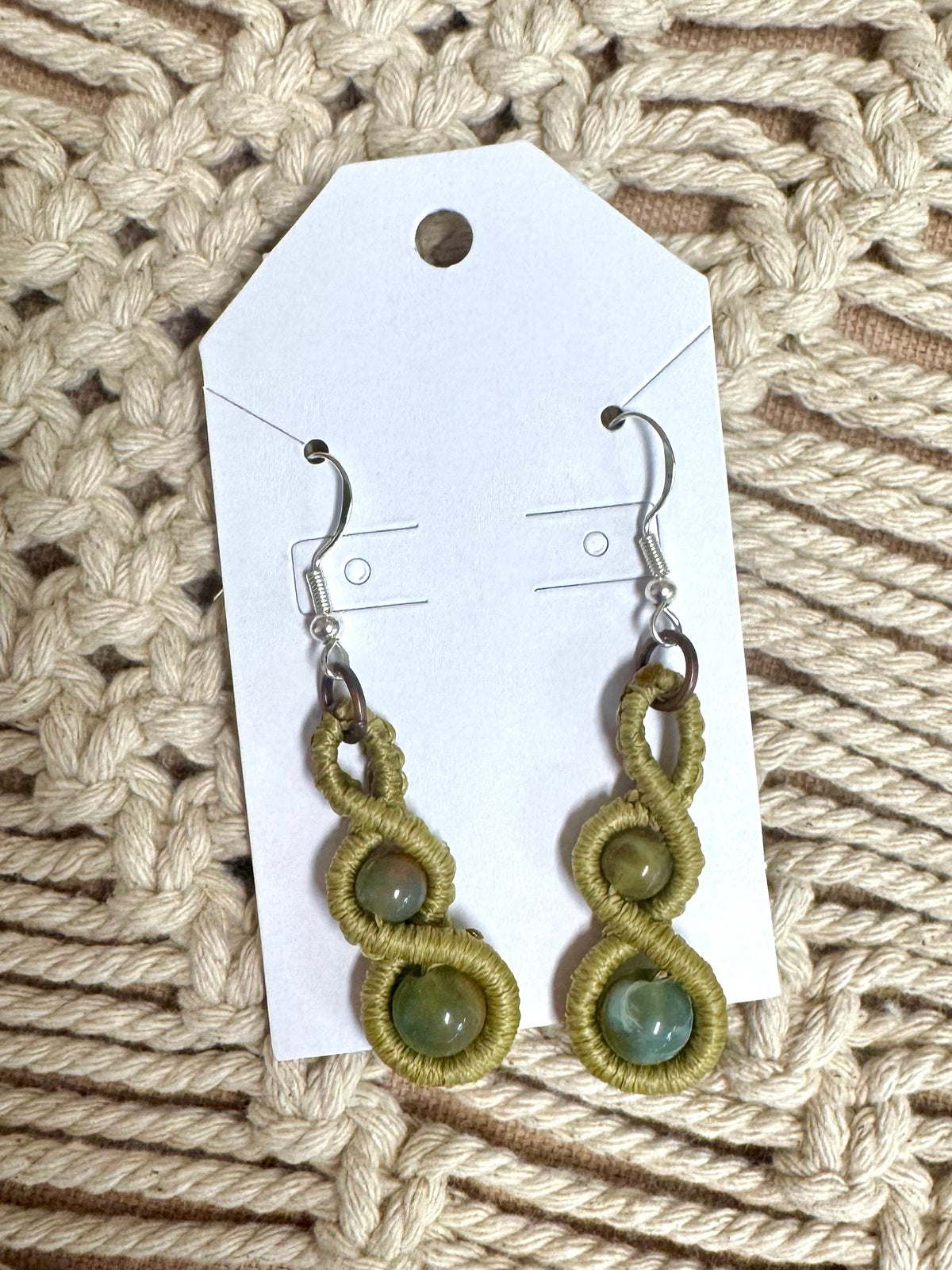 Stone Wrapped Earrings