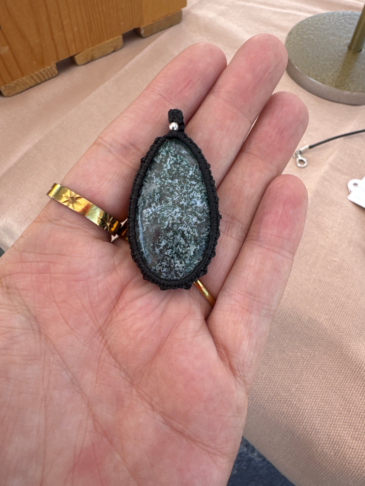 Moss Agate Pendant