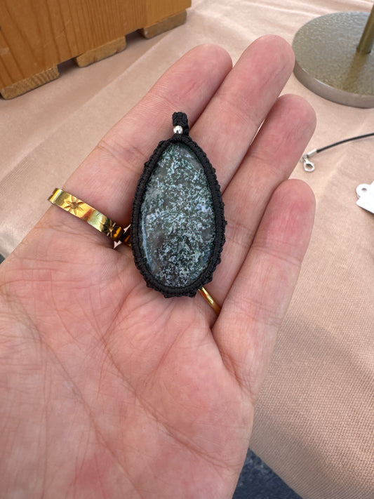 Moss Agate Pendant
