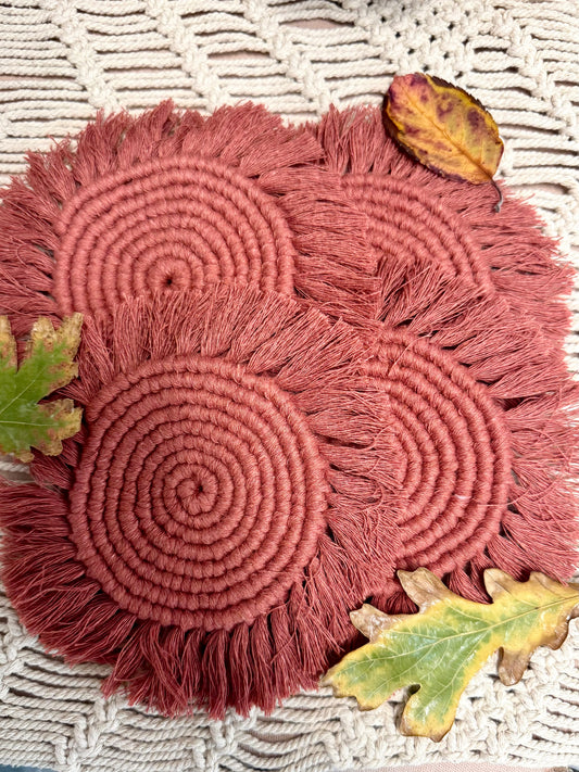 Spiral Coasters - Set of 4