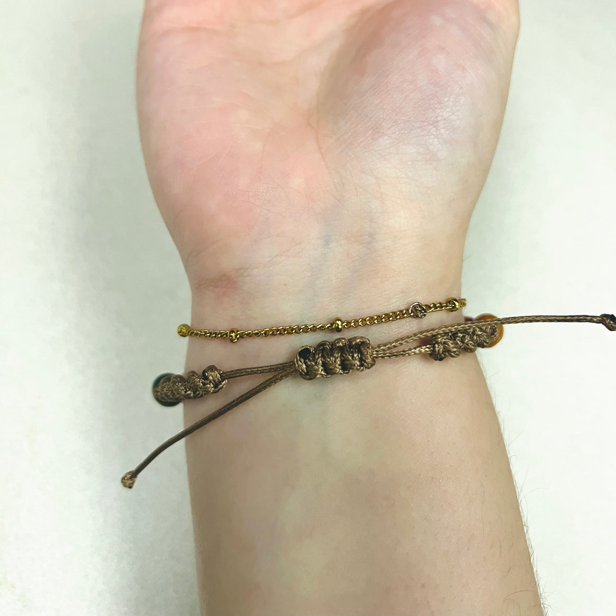 Multicolor Wood Bead Bracelet