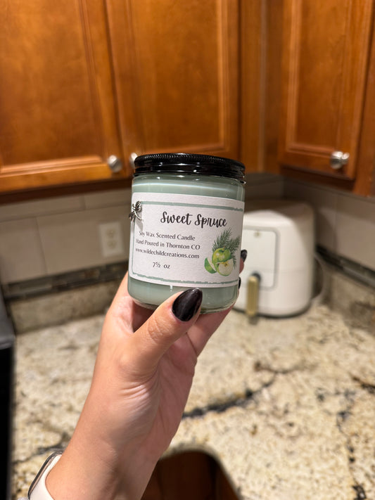 Sweet Spruce Soy Candle 7.5oz
