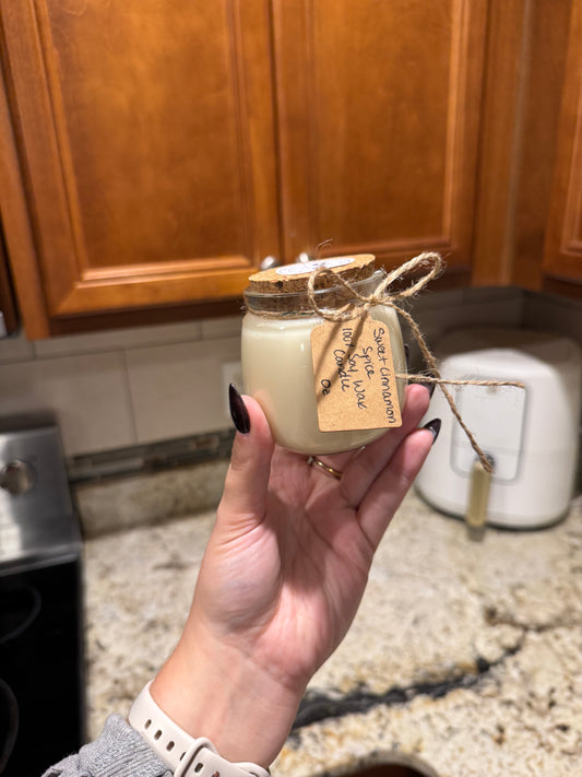 Sweet Cinnamon Soy Wax Candle 5.5oz