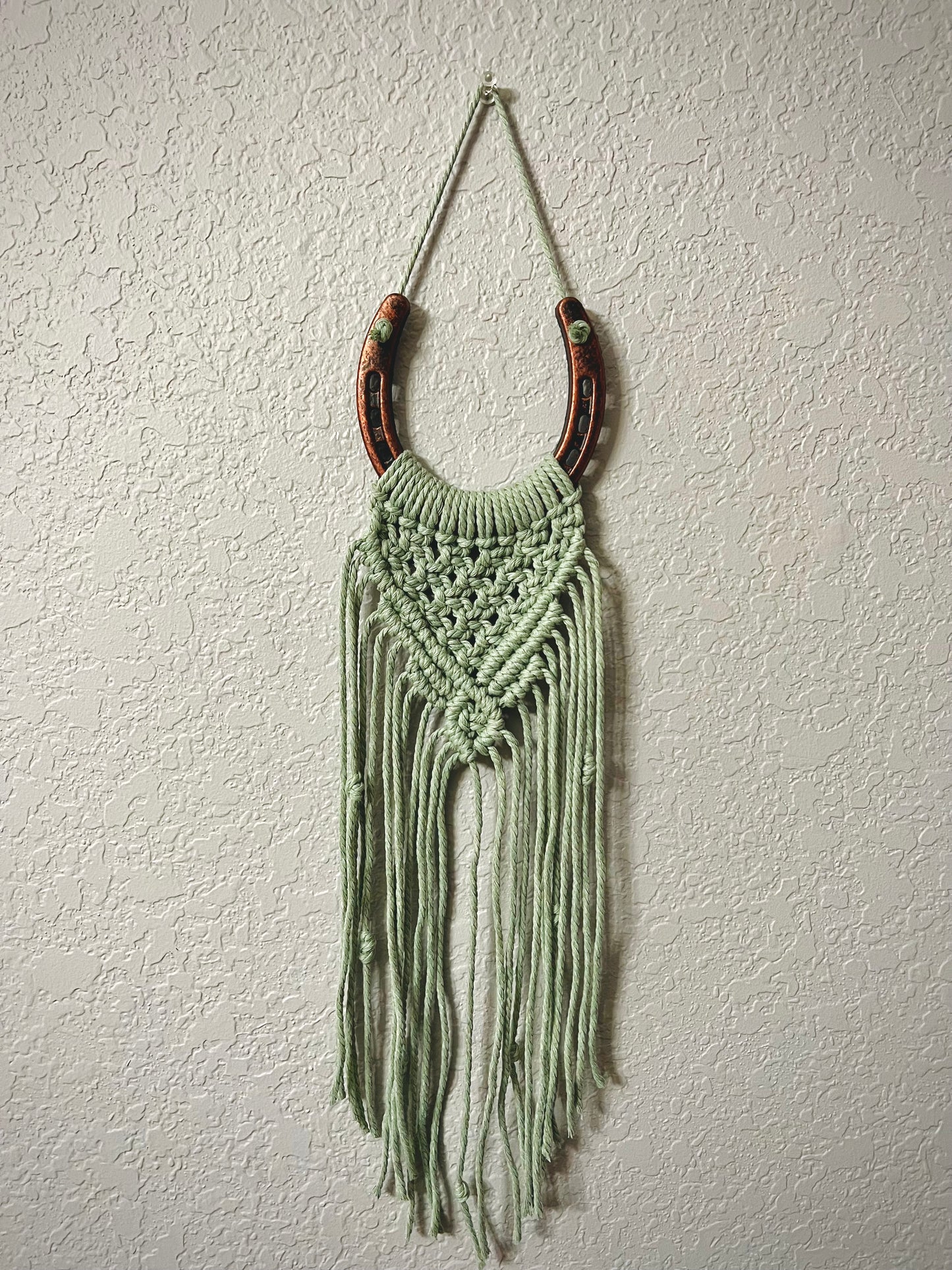 Horseshoe Macrame Wall Art
