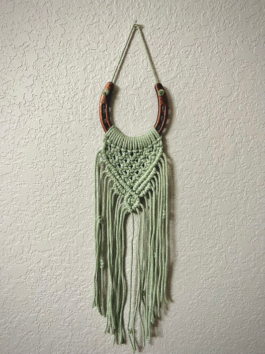 Horseshoe Macrame Wall Art